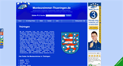 Desktop Screenshot of monteurzimmer-thueringen.de